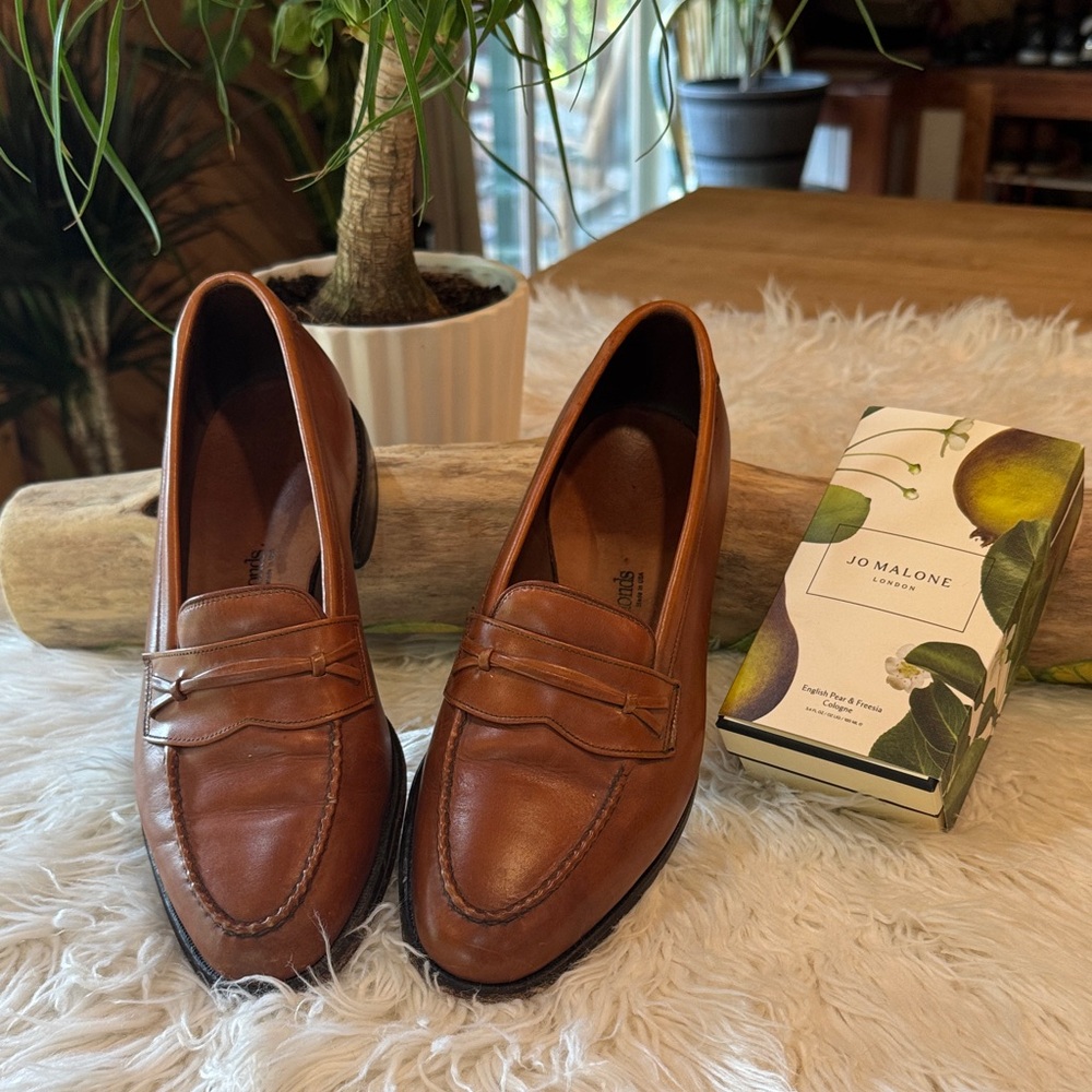 Allen Edmonds Barrington Tan Leather Shoes